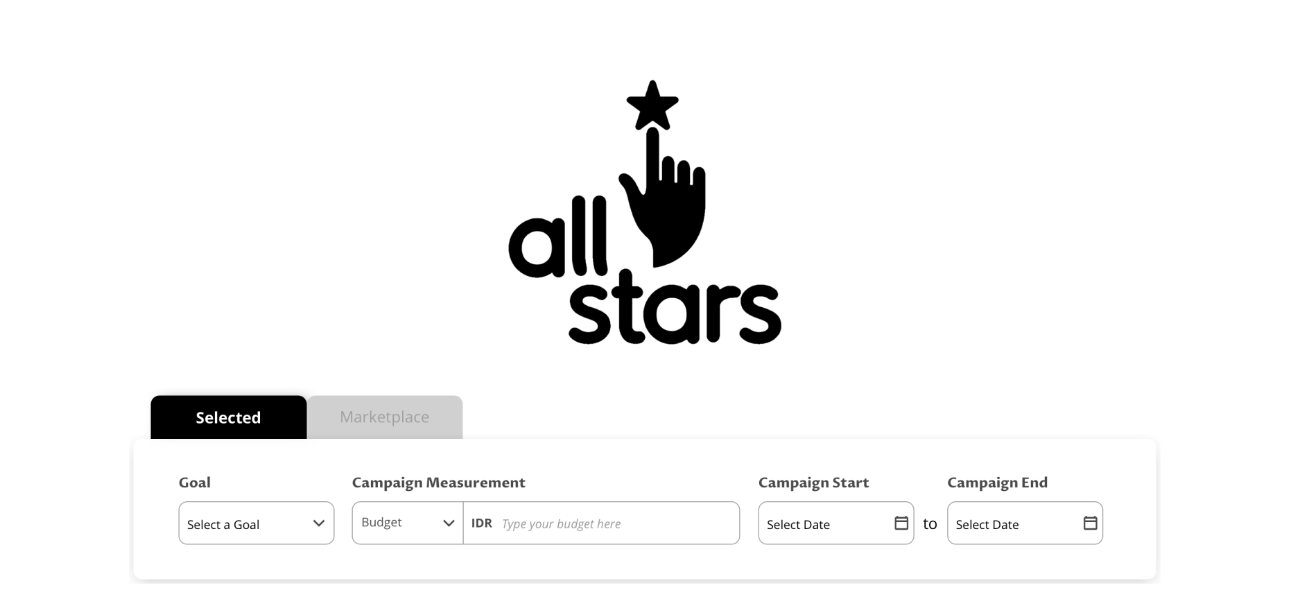 Allstars Indonesia: Practical UX Design for influencers and brand owners